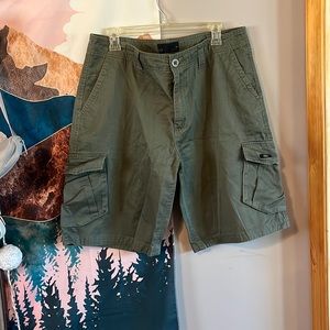 Men’s Oakley Dark Green Cargo Shorts